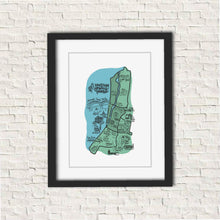 Load image into Gallery viewer, [PRINTABLE] Downtown Memphis Map Digital Download Art Print