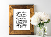 Load image into Gallery viewer, [PRINTABLE] You are Cool &amp; Loved Digital Download Art Print