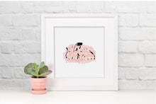 Load image into Gallery viewer, [PRINTABLE] She Loves Adventure Neon Digital Download Art Print