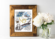 Load image into Gallery viewer, Navy Art Print