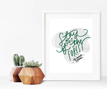 Load image into Gallery viewer, [PRINTABLE] Stay Out of the Forest MFM Digital Download Art Print