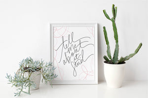[PRINTABLE] Tell Me About It, Stud Grease Digital Download Art Print
