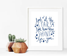 Load image into Gallery viewer, [PRINTABLE] Look at the Stars Digital Download Art Print